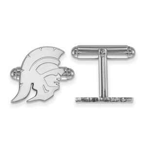 Sterling Silver USC Trojans NCAA Cuff Links
